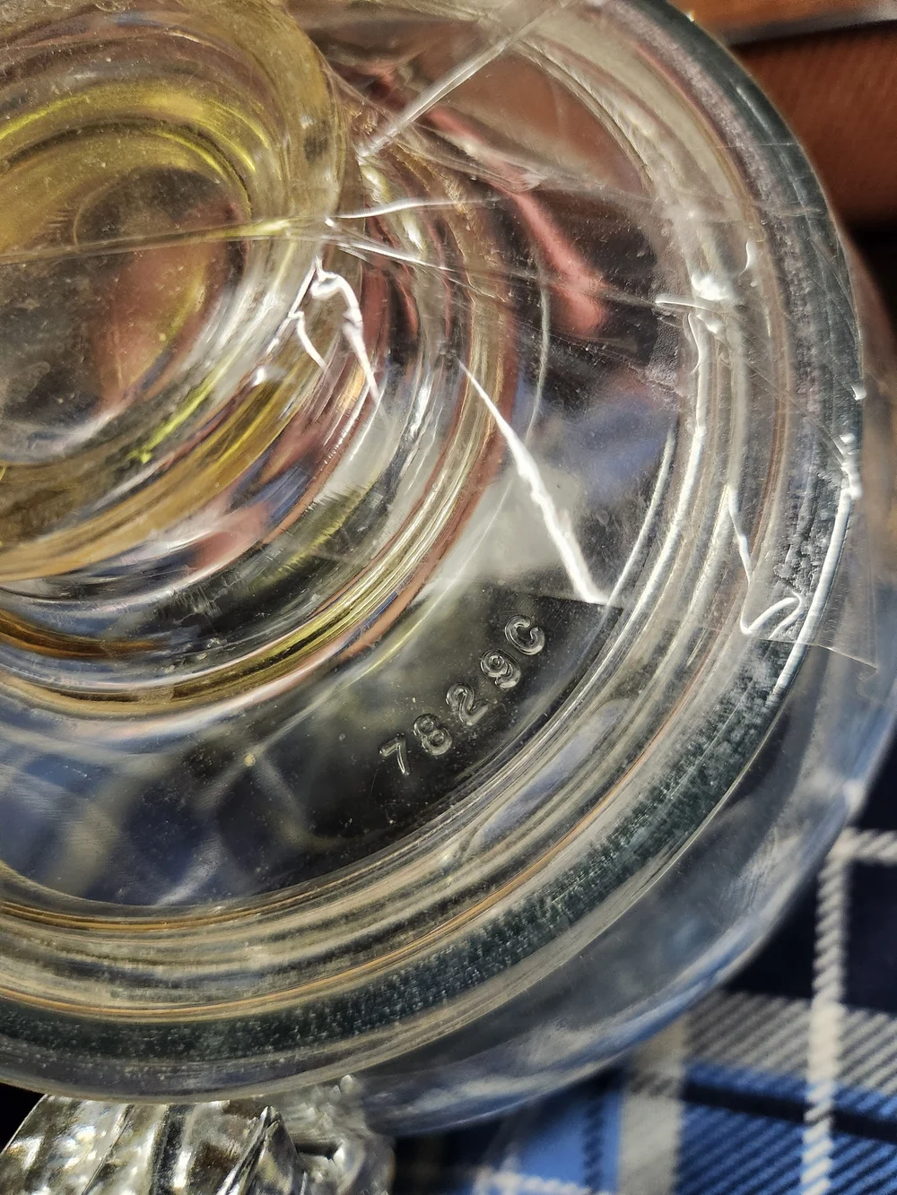 Pyrex clear glass